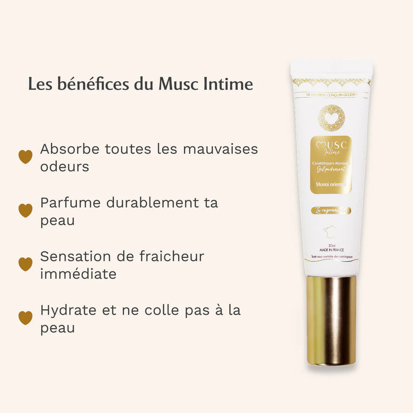 Musc Intime Gel Parfumant Intime – Monoï Oriental (La Rayonnante)