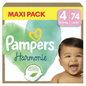 Pampers Harmonie – Taille 4 (9–14 kg) – 74 couches