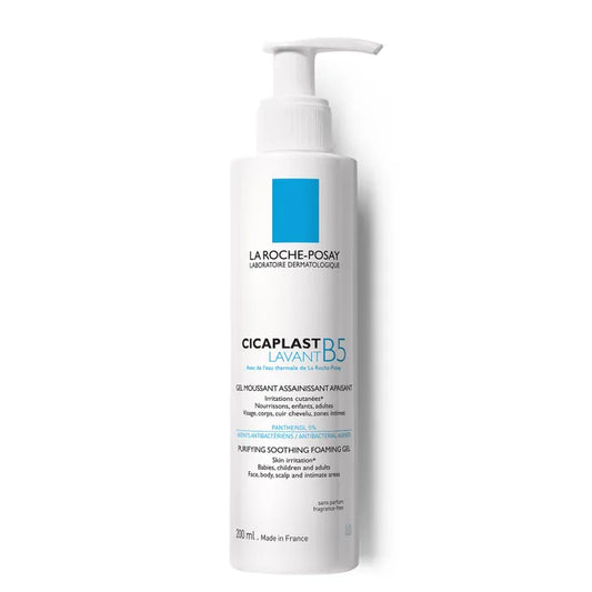 La Roche-Posay CICAPLAST B5 - Gel Lavant Moussant Assainissant Apaisant, 200ml