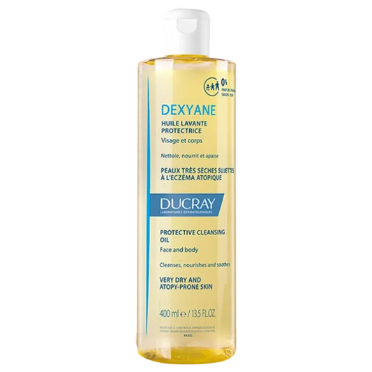 Ducray DEXYANE - Huile Lavante Protectrice - Peaux Très Sèches à Tendance Atopique, 400ml