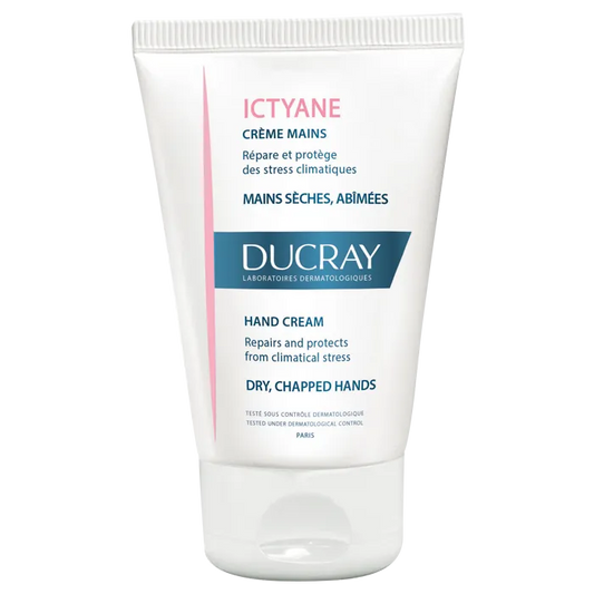Ducray ICTYANE - Moisturizing Cream - Dry and Damaged Hands, 50ml