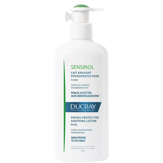 Ducray SENSINOL - Physioprotective Soothing Milk - Body - Itchy Skin, 400ml