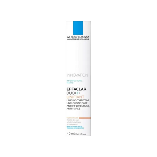 La Roche-Posay EFFACLAR DUO+ - Unifiant Soin Teinté Anti-Imperfections Médium, 40ml
