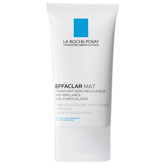 La Roche-Posay EFFACLAR MAT - Soin Matifiant Crème Hydratante Sébo-Régulatrice, 40ml