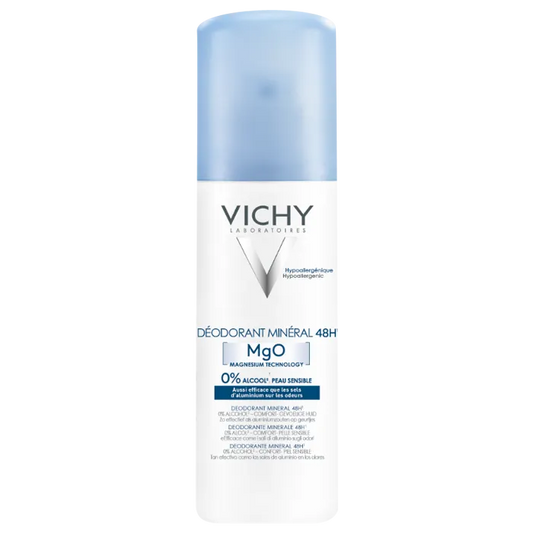 Vichy Déodorant Minéral Sans Sels d'Aluminium Aérosol, 125ml