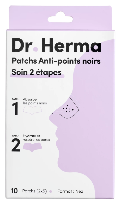 Dr. Herma - Patch Nez Anti-Points Noirs en 2 étapes