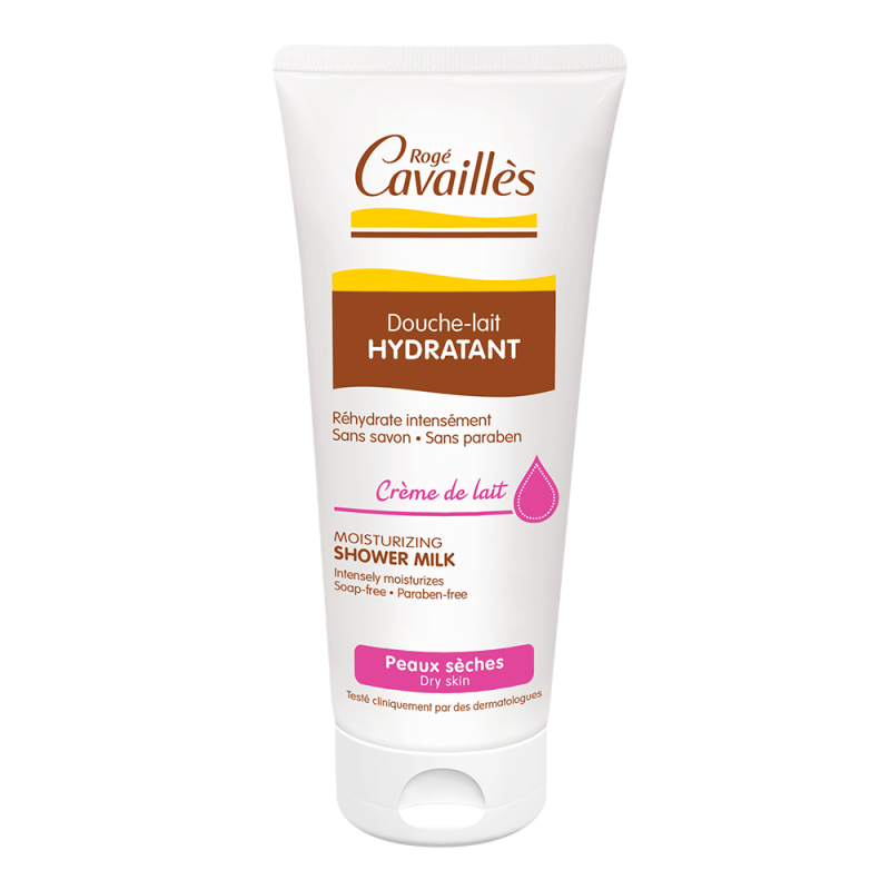 Gel douche hydratant crème de lait peaux sèches 200ml