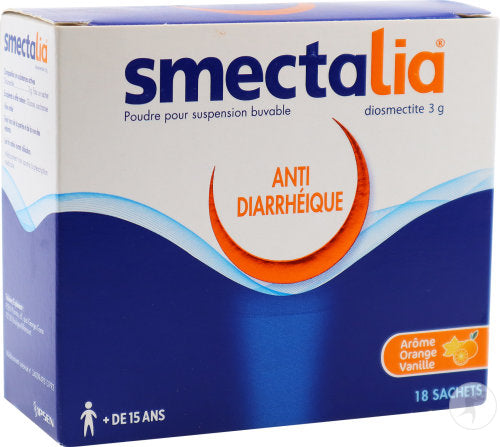 Smectalia – 3g diosmectite – Box of 18 sachets