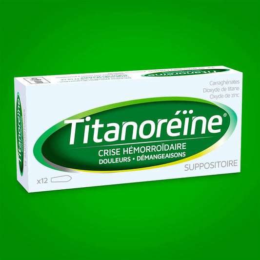 TITANORÉÏNE® – Suppositoires – Boîte de 12