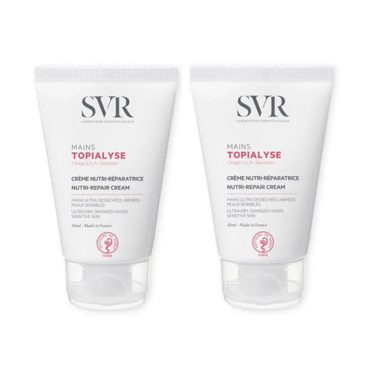 SVR TOPIALYSE - Crème Mains Nutri-Réparatrice, 2x50ml
