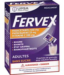 Fervex Orange – Boîte de 8 sachets