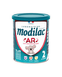 Modilac Expert AR 2 – Lait de Suite Épaissi Anti-Régurgitations (6 à 12 mois) – 800 g
