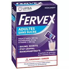 Fervex Orange – Boîte de 8 sachets