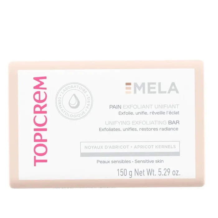 Topicrem MELA - Unifying Exfoliating Bar - Face and Body - Sensitive Skin, 150g