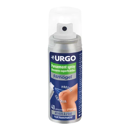 Urgo FILMOGEL - Pansement Spray Flacon, 40ml