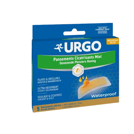 Urgo Pansements Cicatrisants Miel Waterproof, 5 unités
