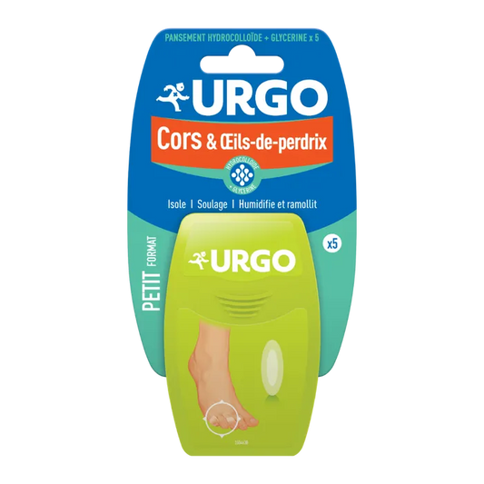 Urgo Traitement cors et oeils de perdrix, 5 pansements gel
