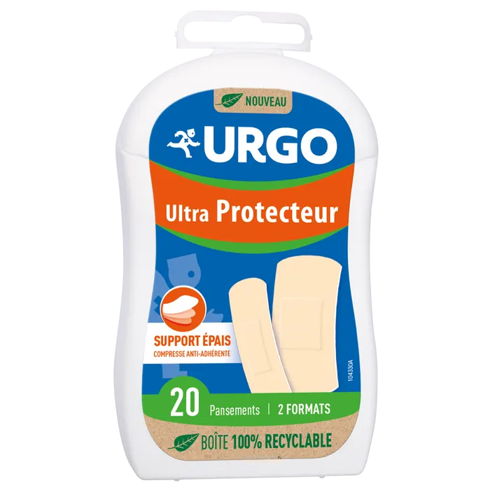 Urgo ULTRA - PROTECTEUR - Pansements Petites Blessures, 20 unités