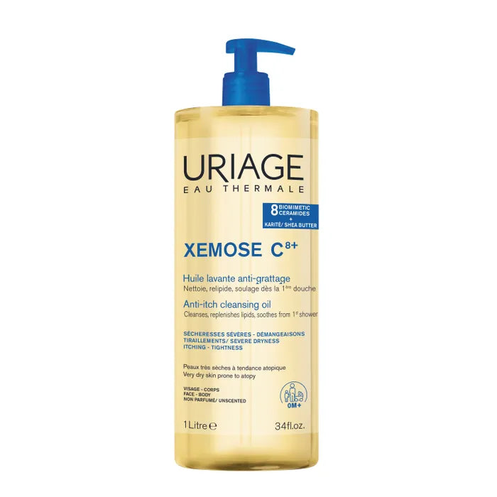 Uriage – Xémose – Huile Lavante Apaisante – 1 L