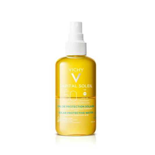 Vichy CAPITAL SOLEIL - SPF50 Eau Protectrice Hydratante Solaire, 200ml