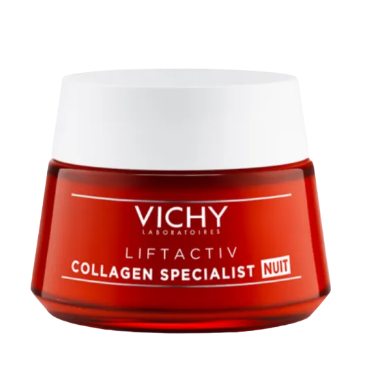 Vichy LIFTACTIV SPECIALIST - Collagen Crème de Nuit Anti-Rides, 50ml