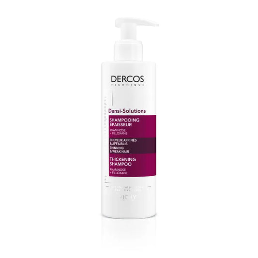 Dercos Densi-Solutions Shampoing Épaisseur Cheveux Affinés et Affaiblis, 250ml