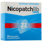 NICOPATCHLIB – Patchs Transdermiques Nicotine 21mg/24h (28 patchs)