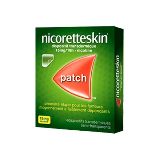 NICORETTESKIN – Patchs Transdermiques Nicotine 15mg/24h (28 patchs)