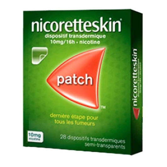 NICORETTESKIN – Patchs Transdermiques Nicotine 10mg/16h (28 patchs)