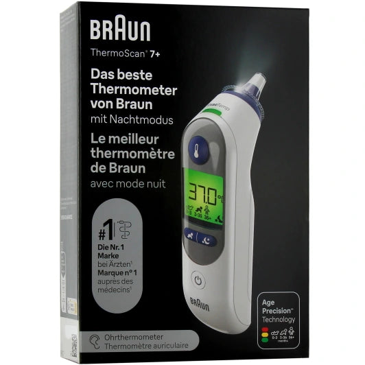 BRAUN ThermoScan 7+ IRT6525 – Thermomètre Auriculaire Intelligent